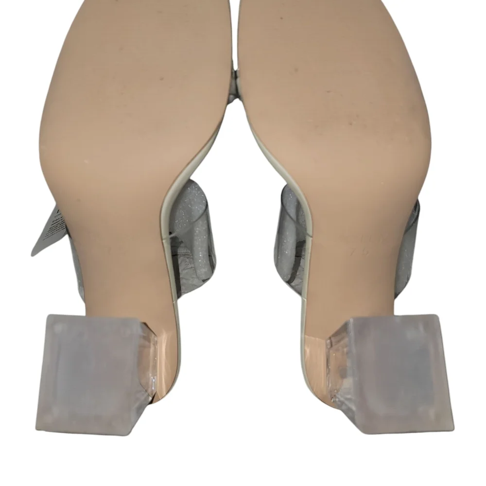 BC Tex Coll Beige With Clear Accents Women's Shoes Size 7.5